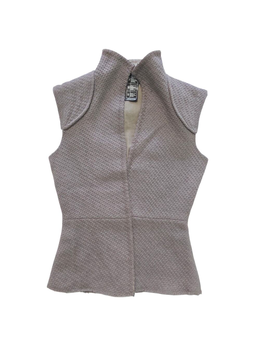 Disney Parks Star Wars Galaxy's Reys Edge Resistance Vest Gray Sz XS Wool Blend